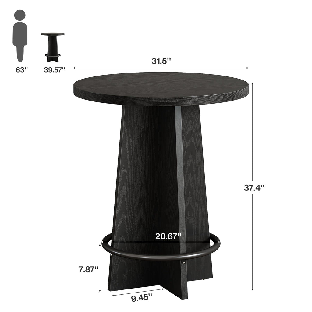Round Bar Table Set of 2