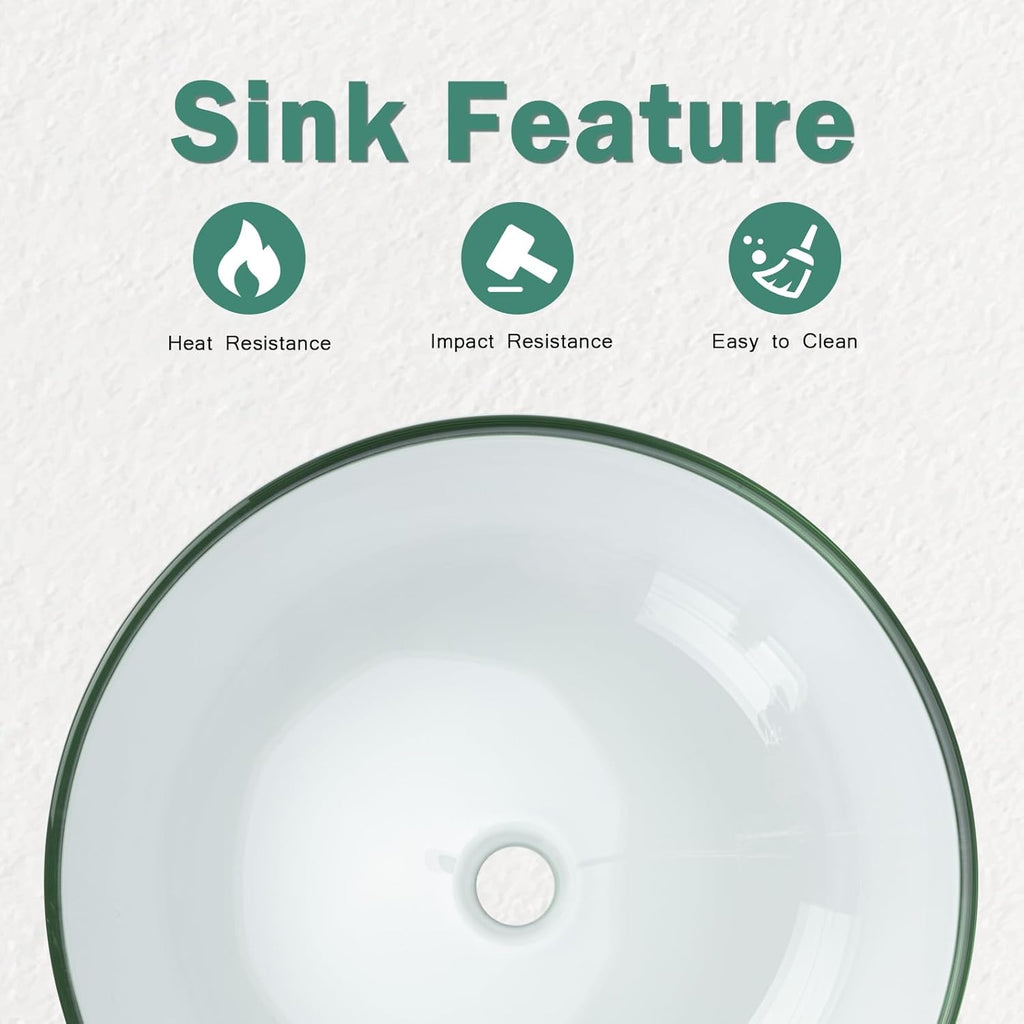 Design Vessel Sink Bathroom Sink above counter Small Vessel Sink Bathroom Sink Bowl Countertop Modern Sinks with