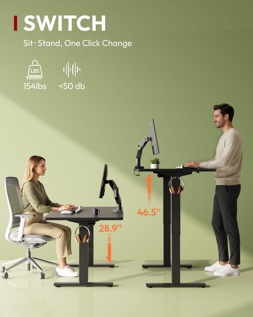 79x32'' Large Height Adjustable Ergonomic Electric Standing Desk