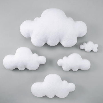 5 Pack 3D Cloud Decor Artificial Fake Cloud Props Wall Decor