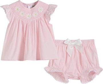 Baby Girls and Toddler Applique Top and Bloomer 2pc. Set