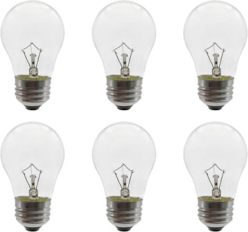 Appliance Oven Light Bulb A15 40 Watt Light Bulb,High Heat Incandescent Bulbs Resistant Appliance for Oven, Stove