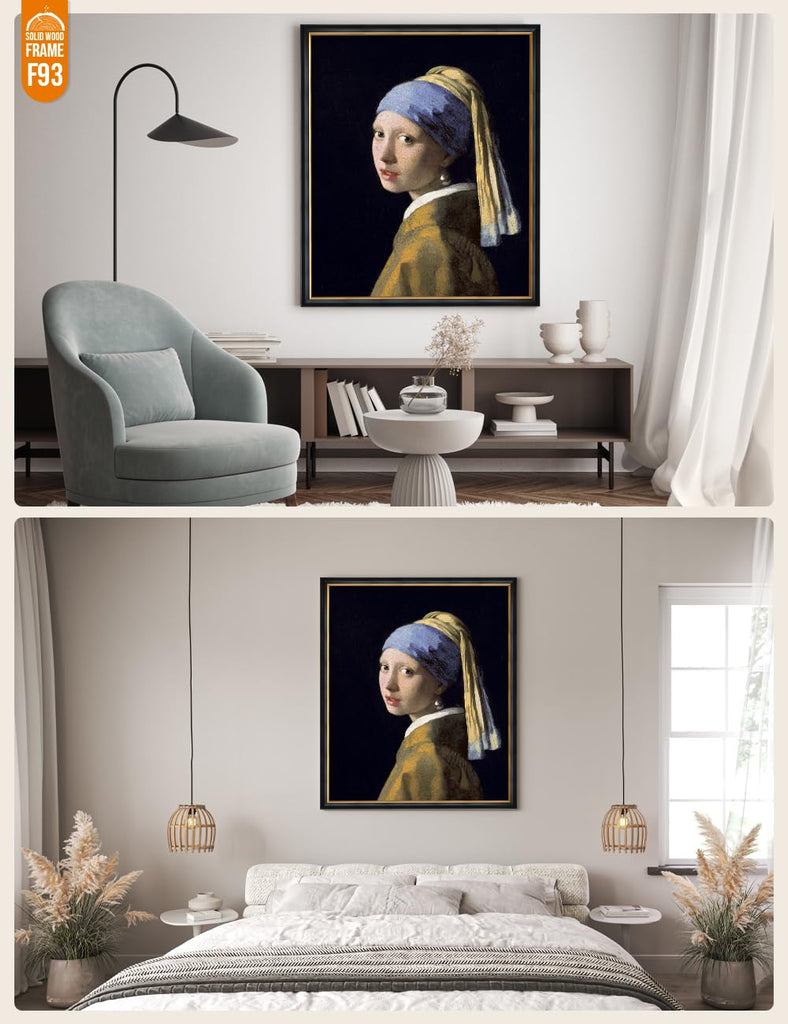 Girl With a Pearl Earring Canvas Wall Art, 40x30