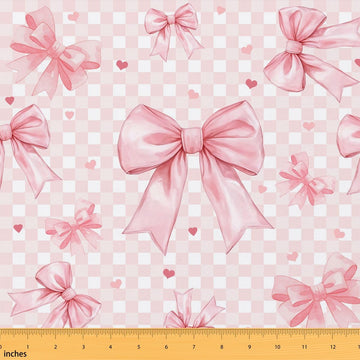 Kawaii Bowknot Girls Polyester Fabrics by The Yard Dreamy