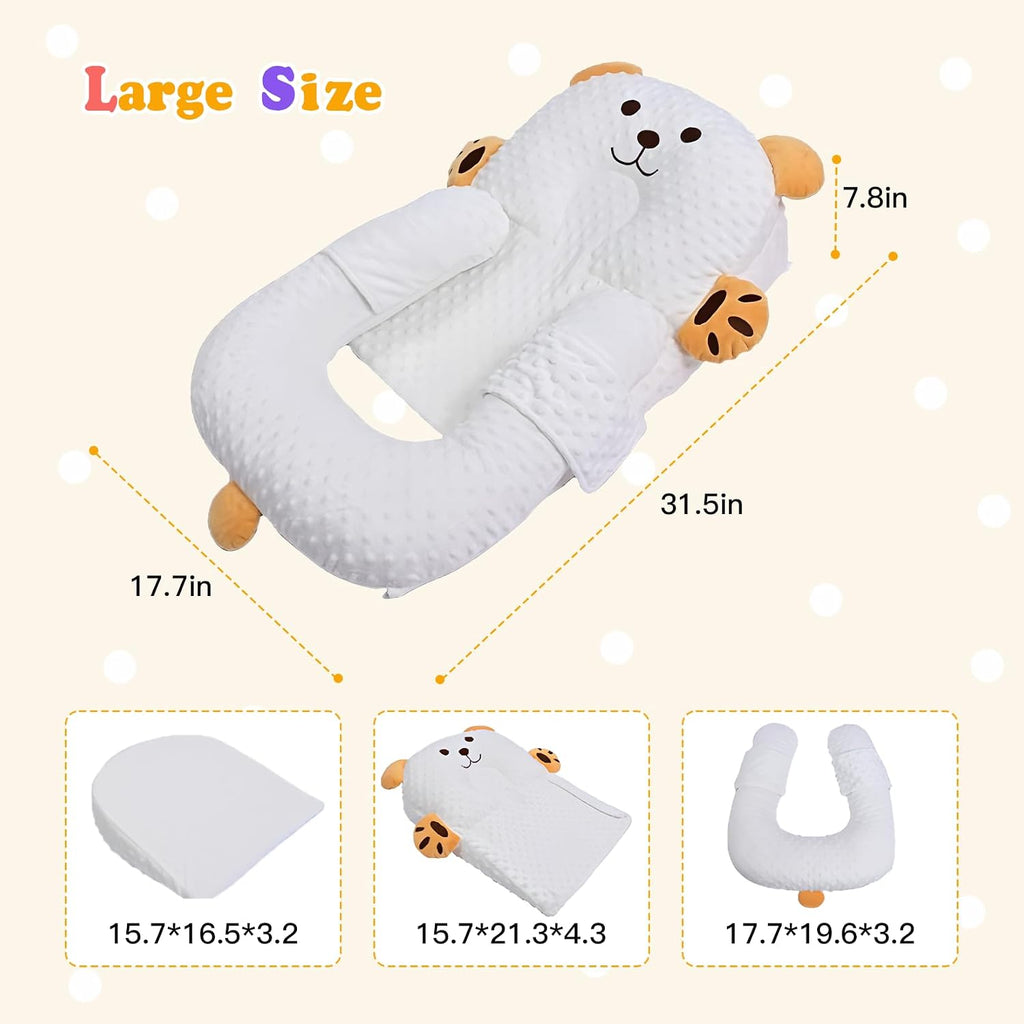 2026 Baby Lounger for Newborn, Baby Lounger and Travel, DIY Breathable Soft Cotton Infant Lounger, Newborn Babies