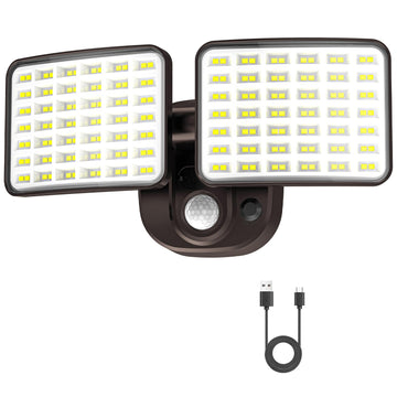 Rechargeable Battery Operated Motion Light & Motion Sensor Security Light(1-3 Months Endurance) USB