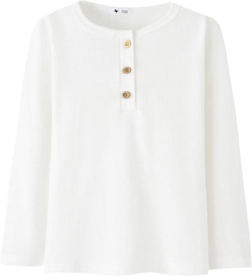 Toddler Henley Shirt Boys Long Sleeve Shirts