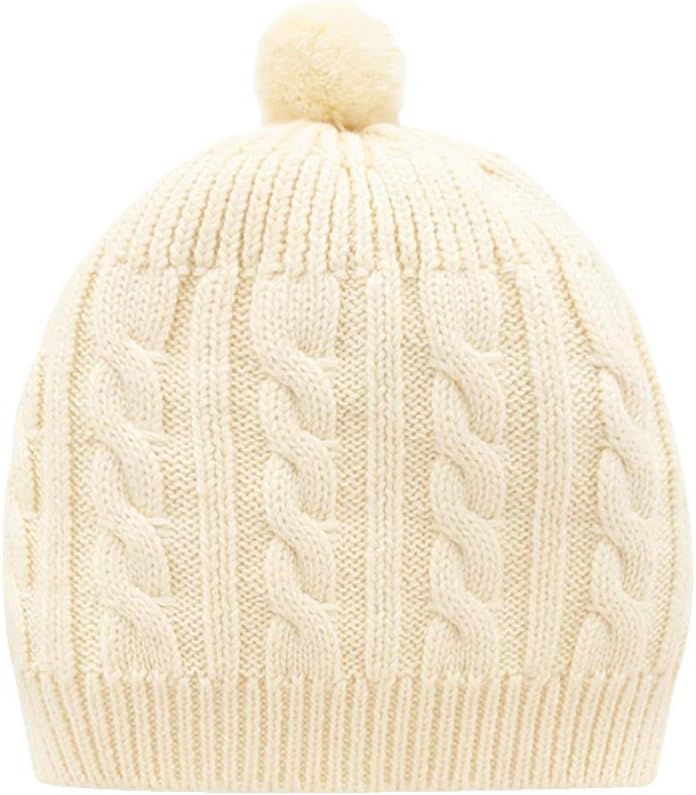 Newborn Baby Boys Girls Sweater Knitted Romper Toddler Casual Outfit with Warm Hat Set