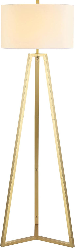 SAFAVIEH Lighting Collection Deisa Contemporary Gold 64-inch Tripod Floor Lamp (LED Bulb Included)