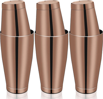 Shakers Bartending Boston Cocktail Shaker, Bronze - Set of 6
