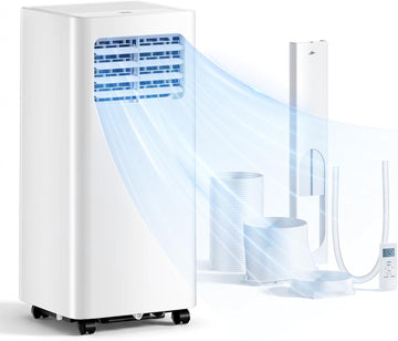 8,000 BTU Portable Air Conditioners, 3-in-1 Air Conditioner Portable up to 350 sq.ft, Portable AC Unit with Cool, Fan