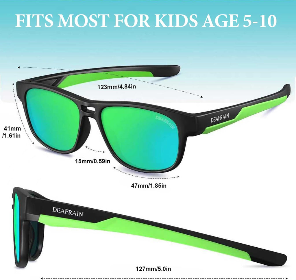 Polarized Kids Sunglasses Boys Girls Youth Sports Glasses