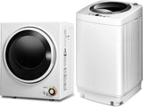 Washer and Dryer Combo Set, 8Lbs Capacity Portable Washing Machine with 6 Wash Programs and 1.5 Cu.Ft. Tumble Laundry