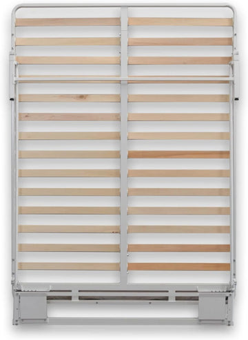Murphy Bed Frame (Queen) Vertical Wallbed, Powder-Coated Steel Frame for Folding Cabinet, Pull-Out Bed, Hidden