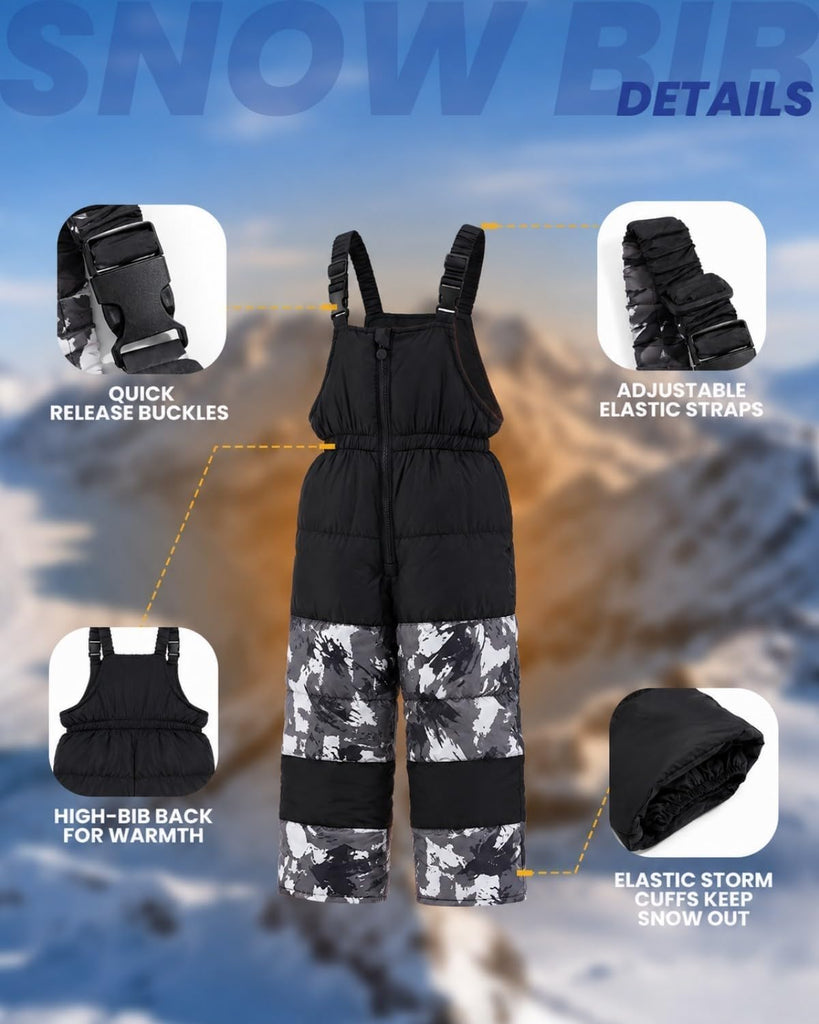 Kids Piece Insulated Winter Snowsuit