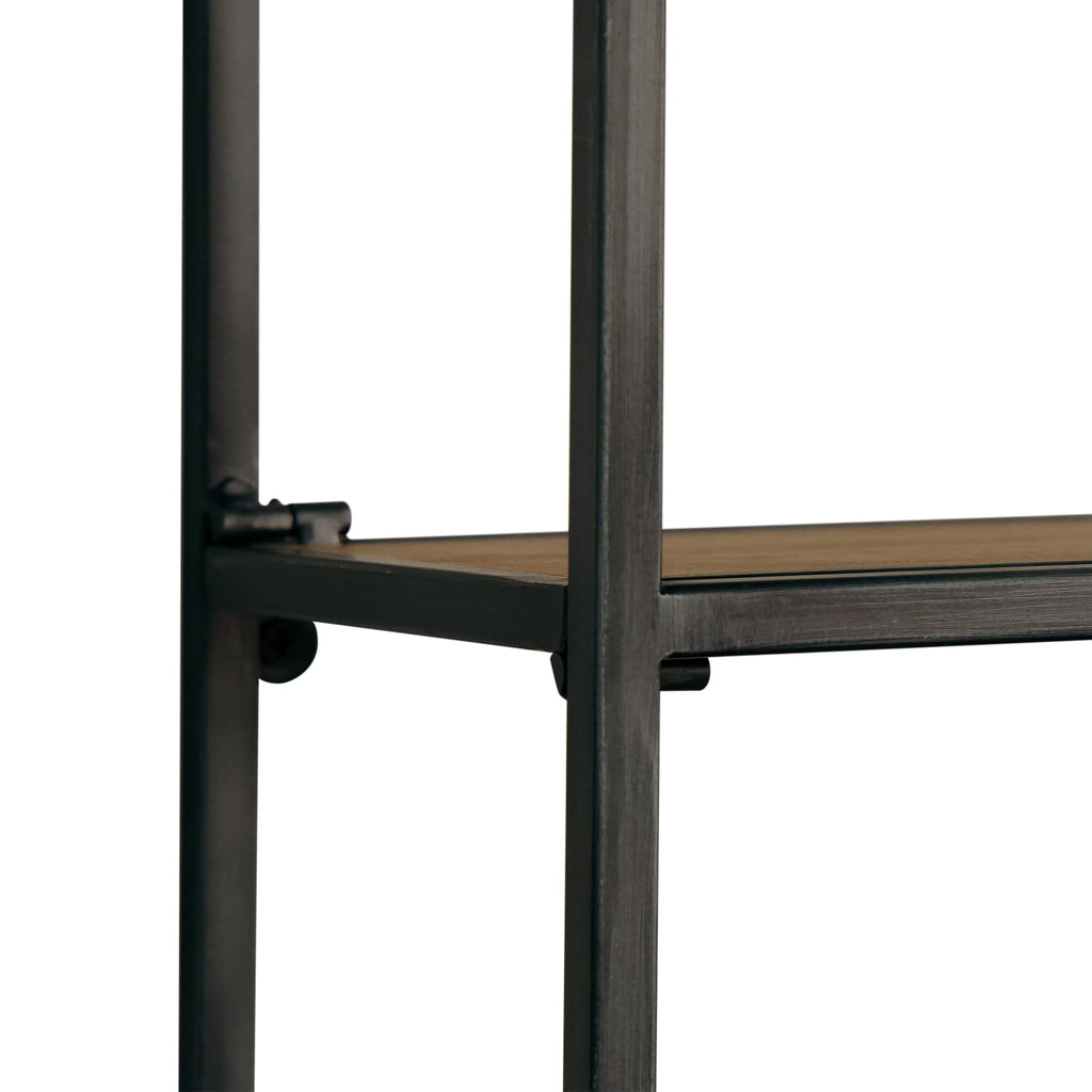 6 Tier Industrial Style Foldable Unique Wall Shelf