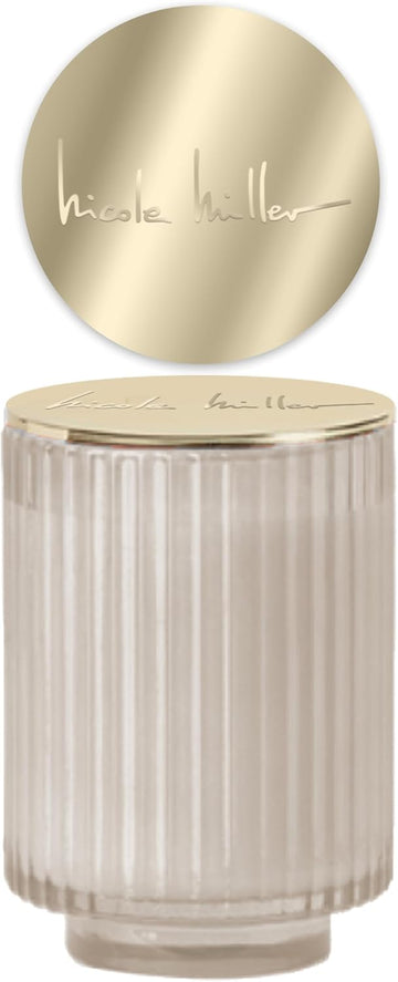 Nicole Miller Soy Blend Wax Candle, Vanilla Blossom, 12.5 oz. - Set of 125