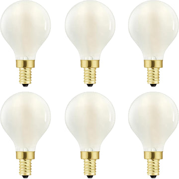E12 Globe Candelabra Bulb Dimmable LED Bulb 25W Frosted Light Bulb,2700K