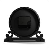 CLOCKS Saloon Mantel Clock | Small Traditional Double Scroll Design | Green | Contemporary Classic Style for