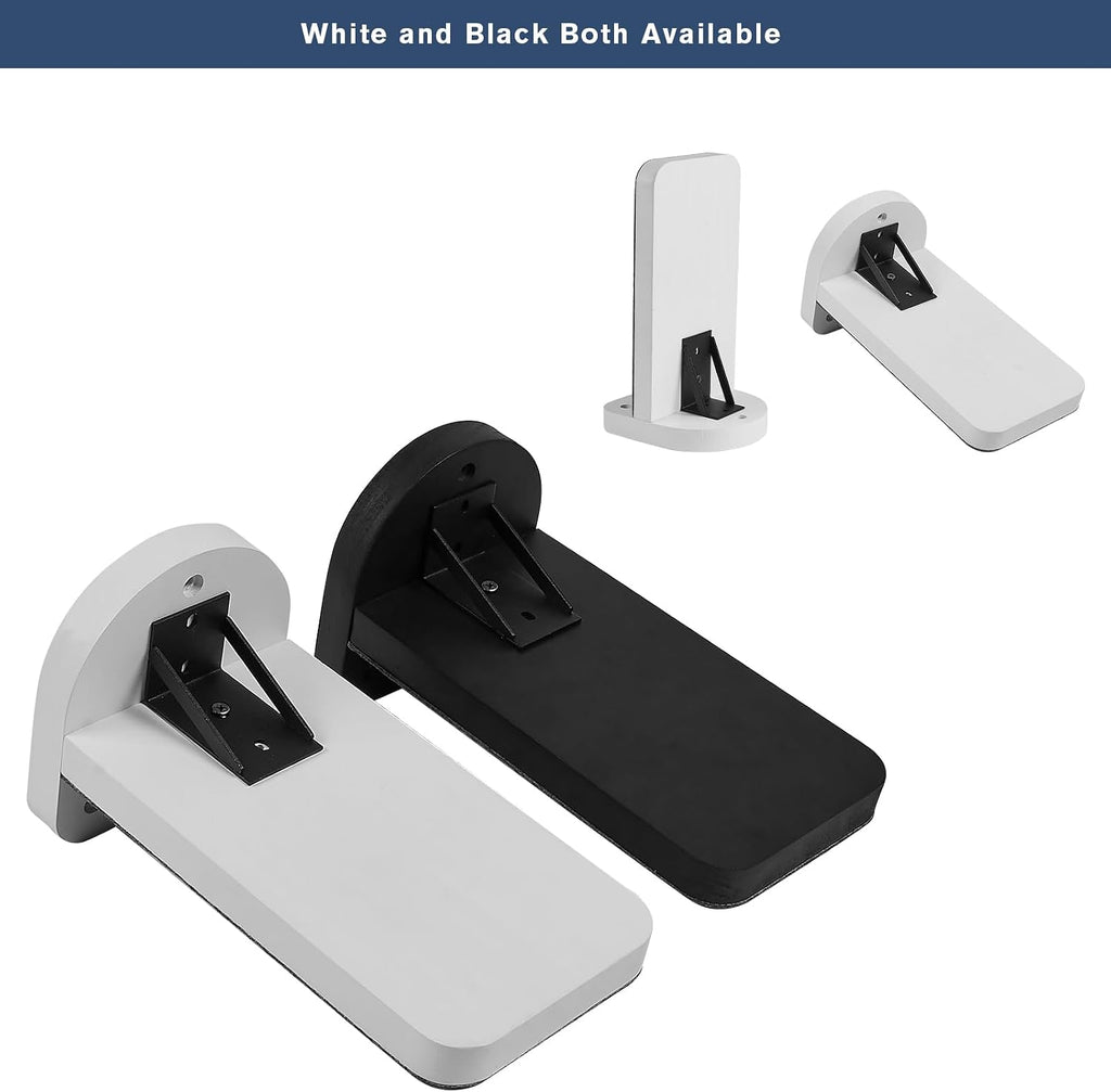 Set of 3 White Cat Wall Climbing Steps, Wall Mount Floating Shelves