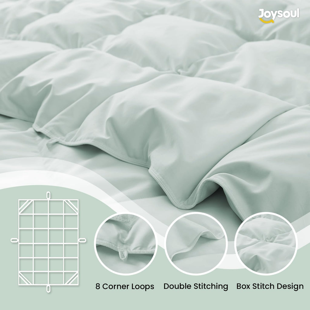 Lightweight Down Comforter Twin Size for Hot Sleepers