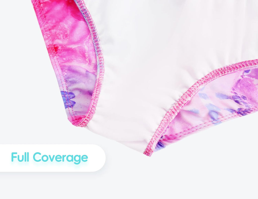 Girls Swimsuit Long Sleeve Rash Guard Bathing Suit Swimwear Pool