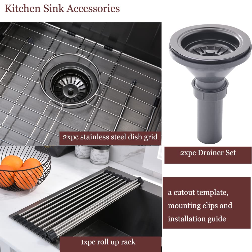 33x22 Drop Sink Double Bowl 50/50 Stainless Steel