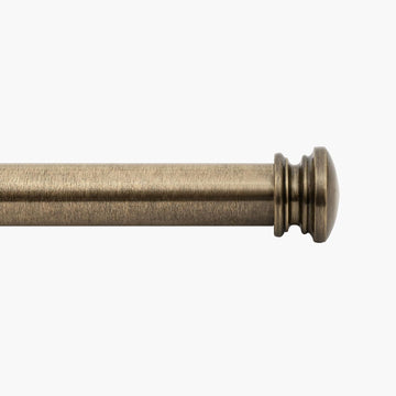 Curtain Rods for Windows, 1 Inch Heavy Duty Extendable Metal Drapery Rod, Adjustable Curtain Rod