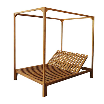 Kenzie DAYBED - Teak Color, Acacia Wood Construction, Modern Daybed Design, Durable Furniture, Stylish Living Room