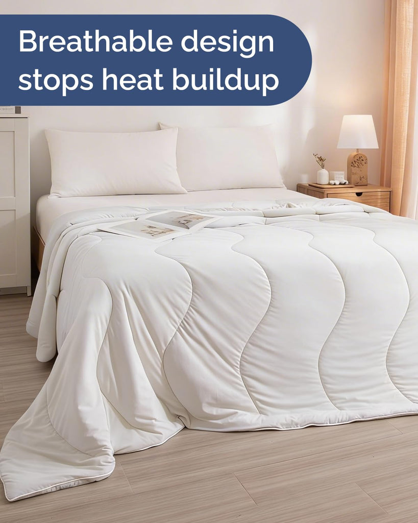CGK Cooling Comforter King - Summer Blanket - 104x90 (White)