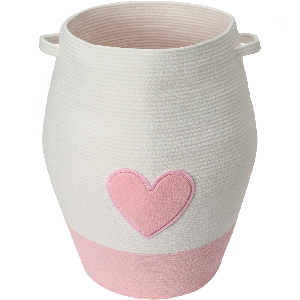26"x20" Extra Large Tall Woven Blanket Basket with Lid, Round Cotton Rope Laundry Basket, Freestanding Storage Bin
