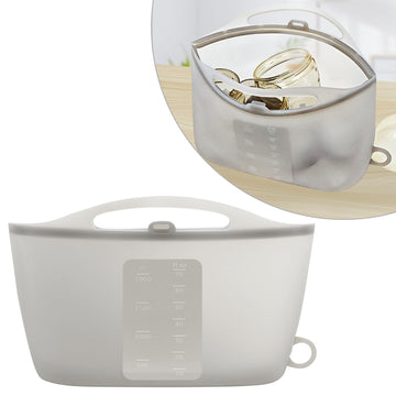 Silicone Microwave Steam Sterilizer Bag for Baby Reusable Quick Sterilizing Bag for Bottles Breast Pump Parts Toddler