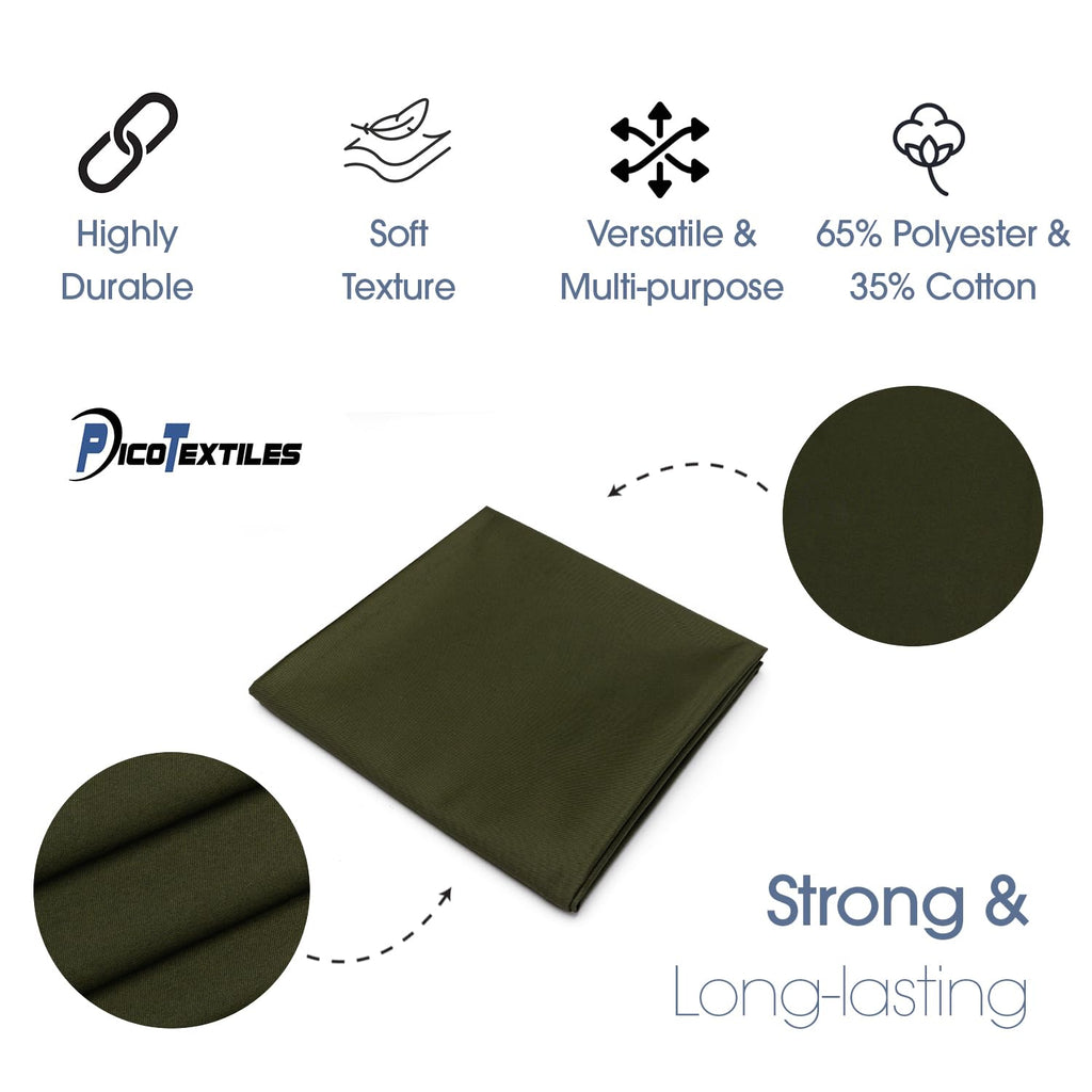 Textiles 2 Yard Bolt Olive Twill Fabric