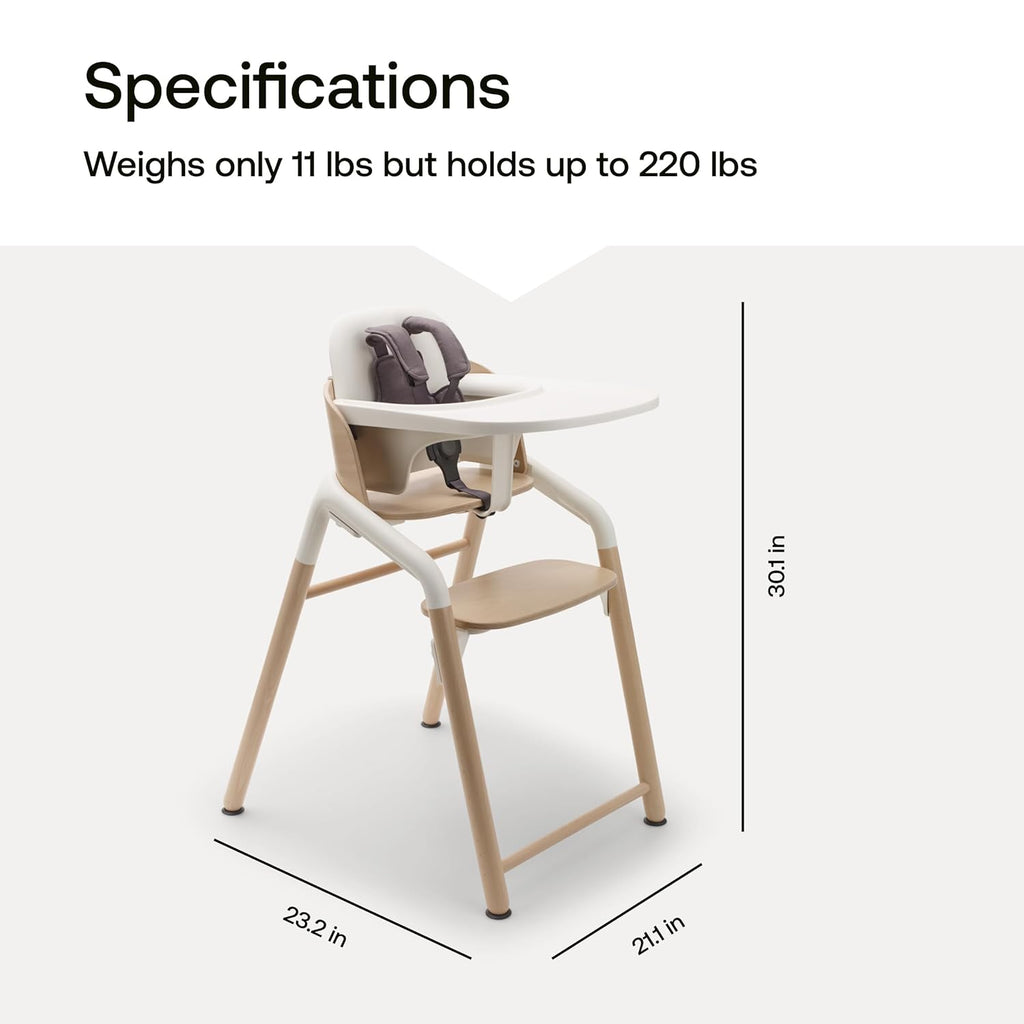 Giraffe Wooden Baby High Chair Adjustable Ergonomic Design