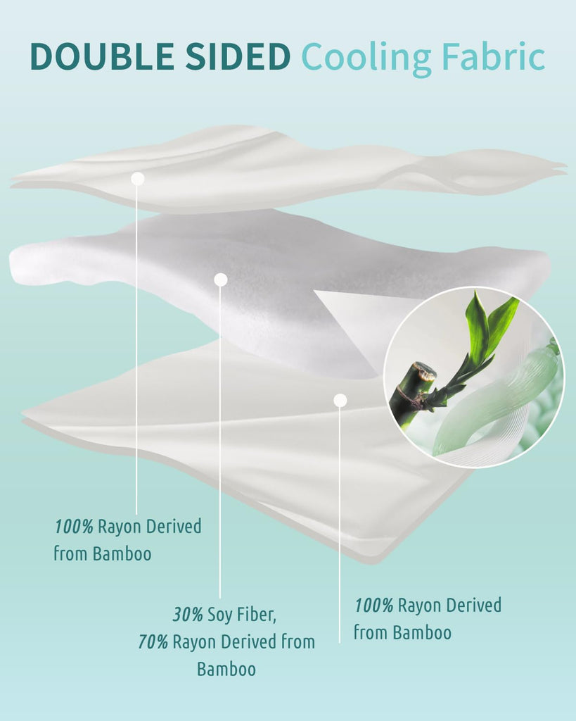 Cooling Comforter, 100% Viscose Derived from Bamboo_ Shell