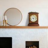 Shinoske Mantel Clock Battery Operated with Hidden Safe,Secret Compartment for Cash,Jewelry,Rings,Watches,Vintage