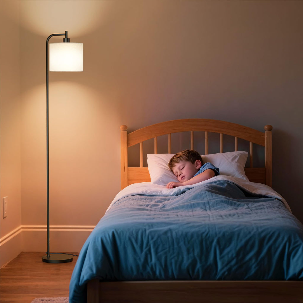 Floor Lamp, Tall Standing Lamp with Shade