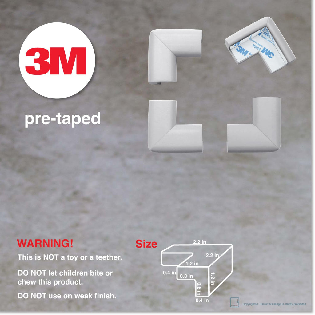 Proof Corner Protector, Pre-Taped, 16 Large Corners