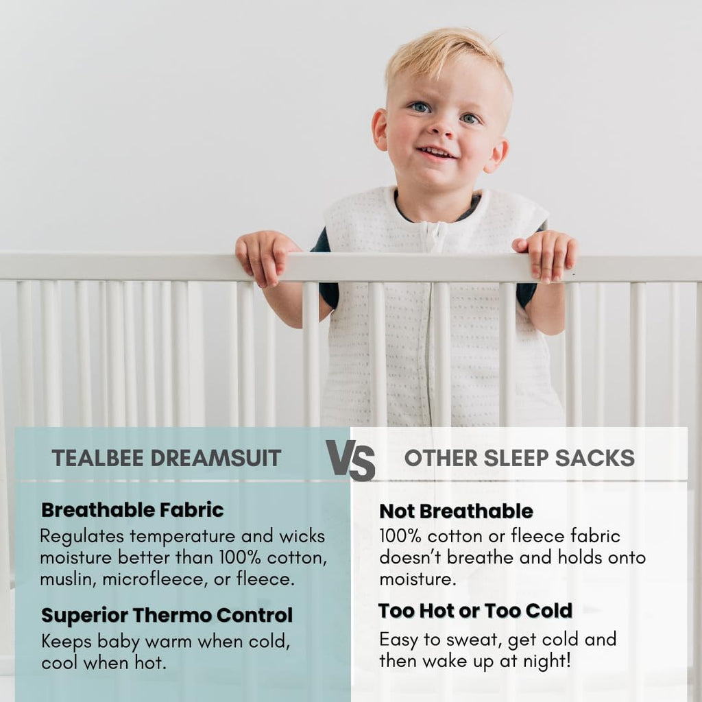 Dreamsuit: Toddler Sleep Sack with Legs, Rayon Made from Bamboo