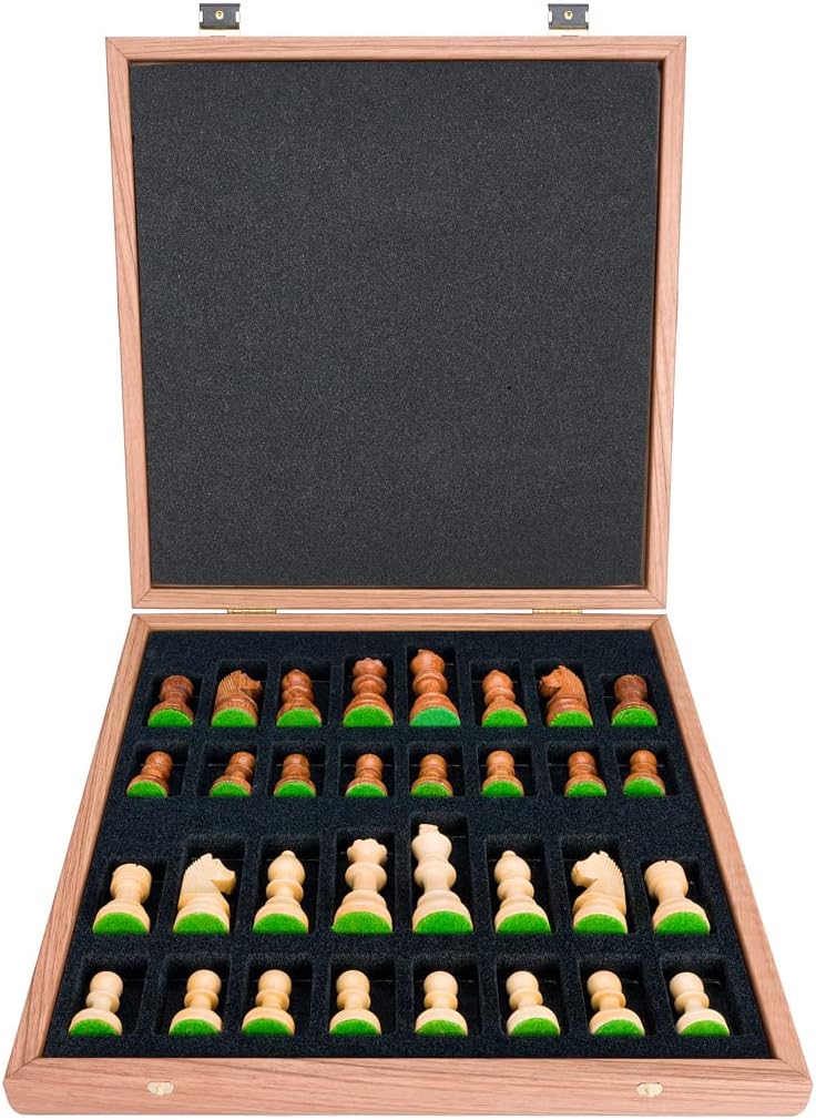 Luxury Handcrafted Decorative,Collective Chess Sets - Birthday, Businees, idea Products (Walnut Staunton Box)