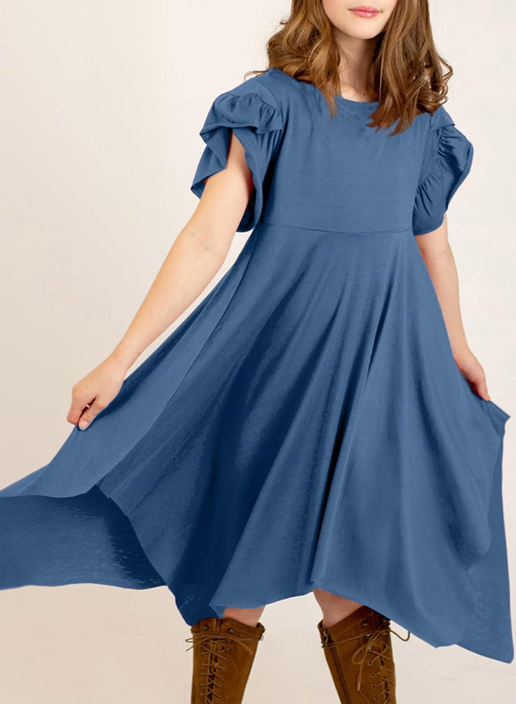Tween Girls Summer High Low Boho Dresses