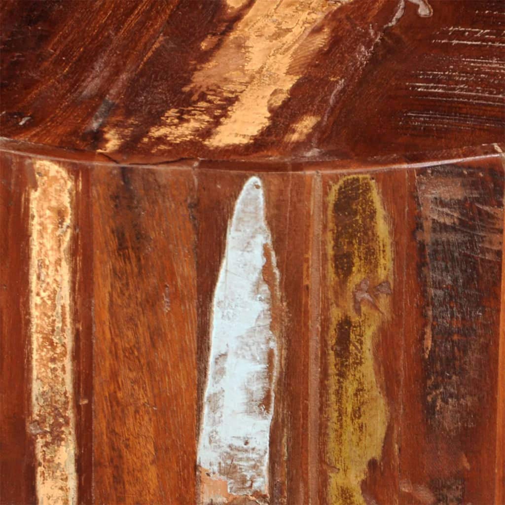 Coffee Table Solid Reclaimed Wood Round -626