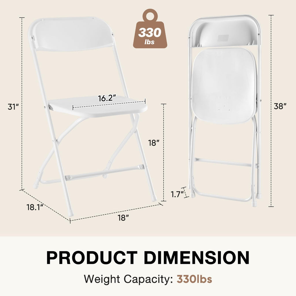 Folding Chairs Sets of 20, Portable Chairs, Home Office