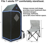 Portable Sauna Box for Home Spa Full Body, Personal Steam Sauna Tent Sauna Room with 3L 110V 1000W Steamer