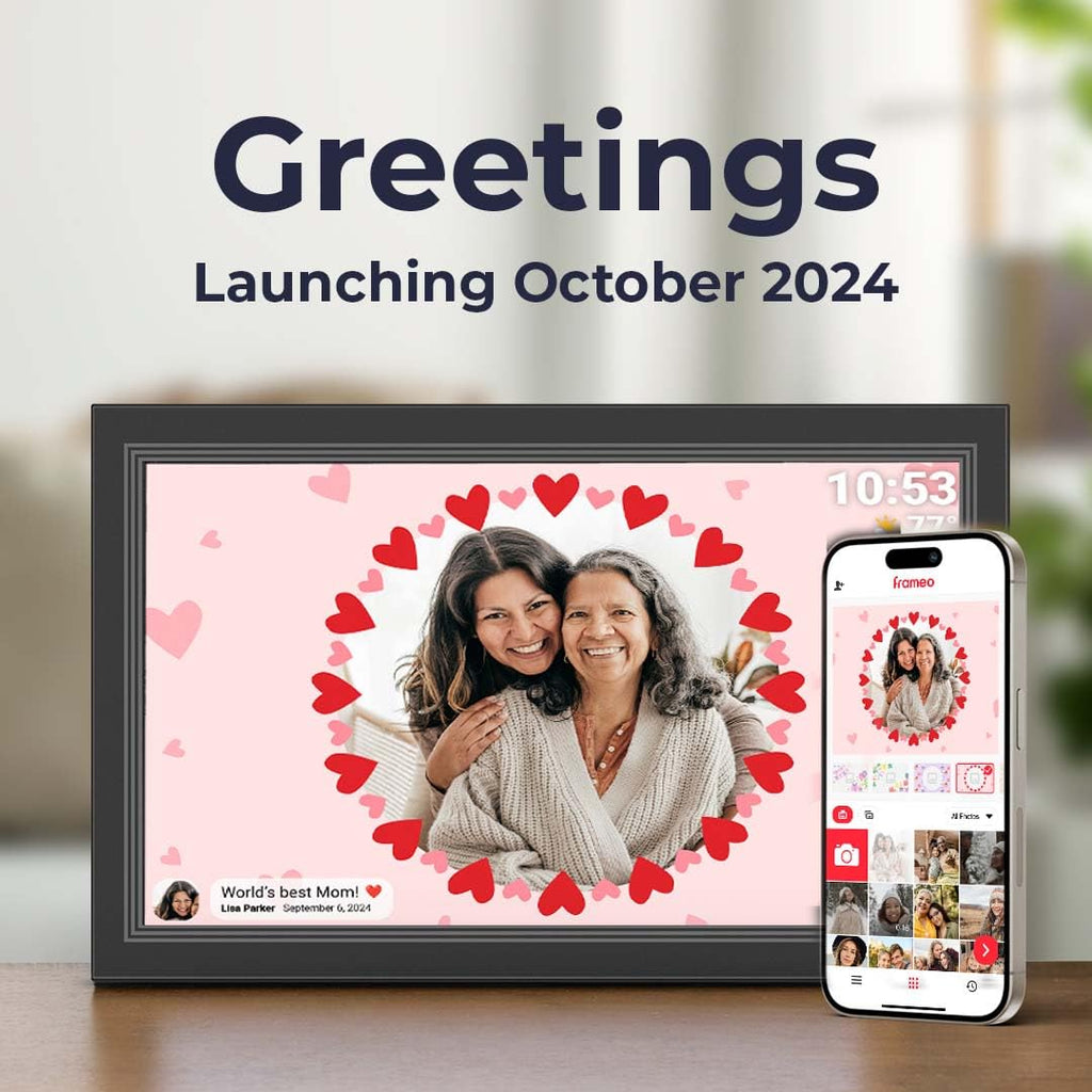 Digital Picture Frame- 15.6inch Digital Photo Frame with 1920 * 1080 IPS Touch Screen HD Disply, Built-in 32GB