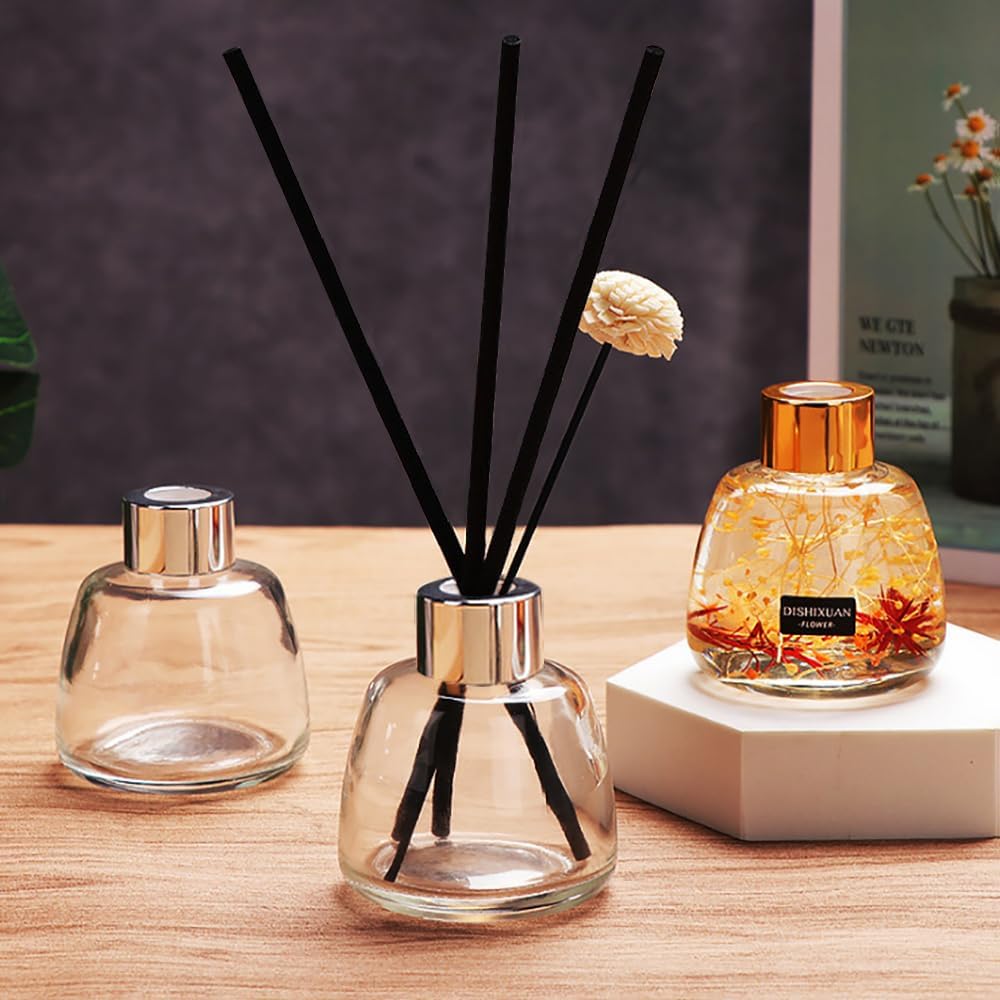 Reed Diffuser Bottle with Reeds Sticks, 3.52 oz - Set of 4