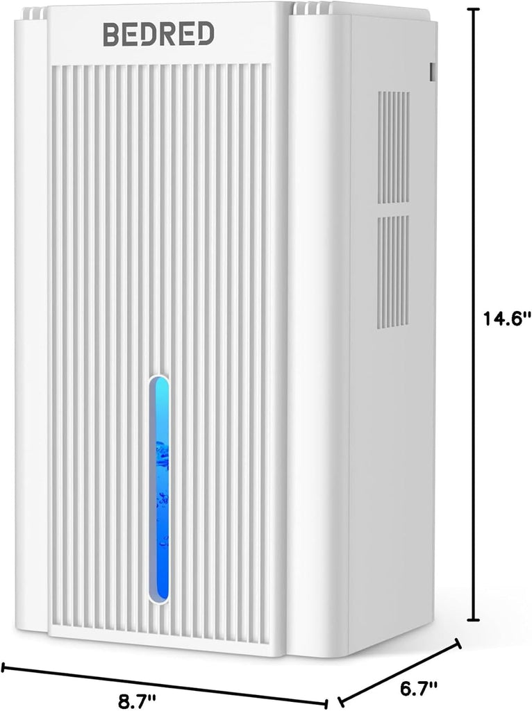 Dehumidifier, 95OZ Dehumidifier for Home 1000 Sq.Ft - Quiet with Auto Shut Off & Relaxing 7 Color Ambient Light