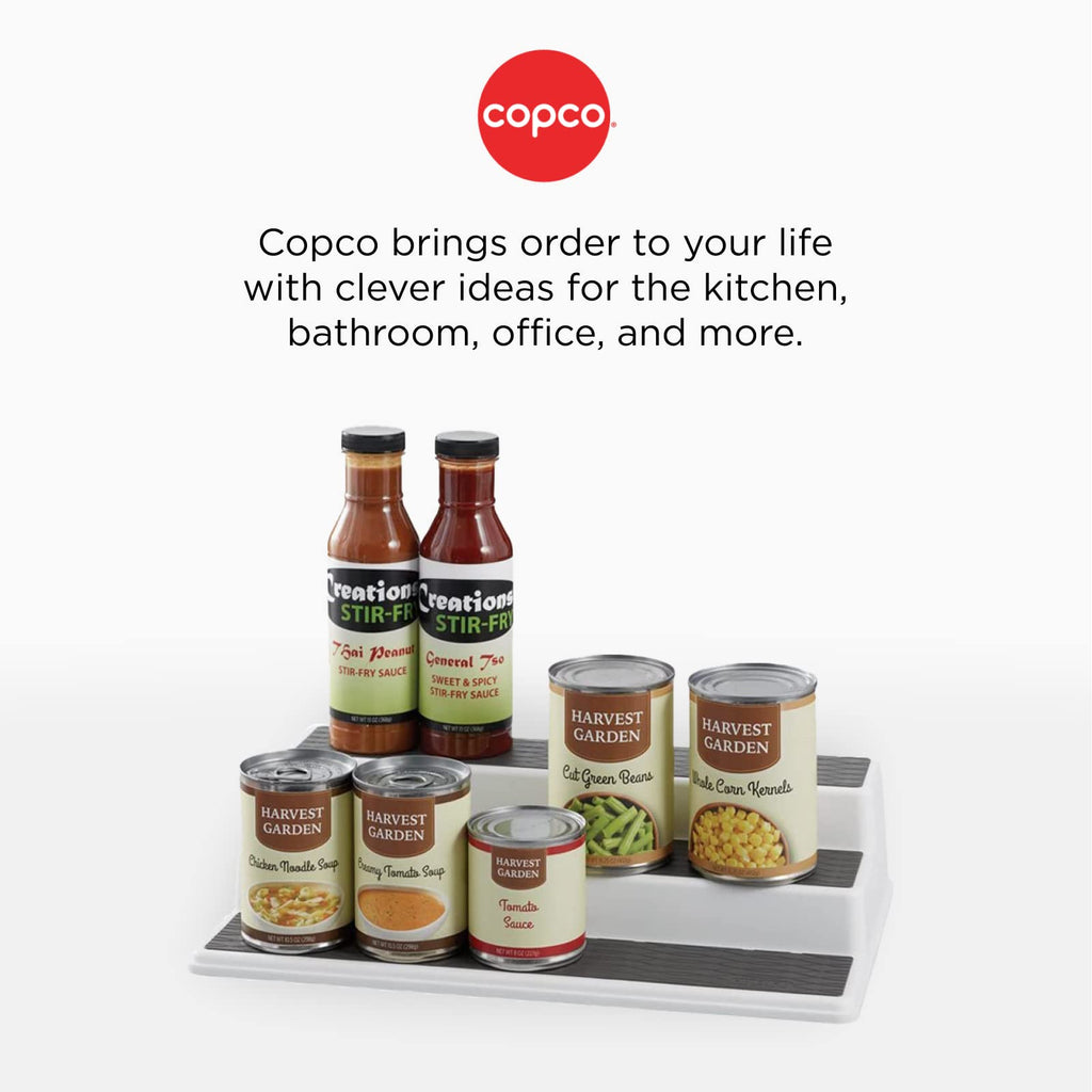 Cabinet Spice Rack Organizer, 10 Inch Tiered Shelf Riser Cabinets, Pantry, and Countertop - Holds Spices
