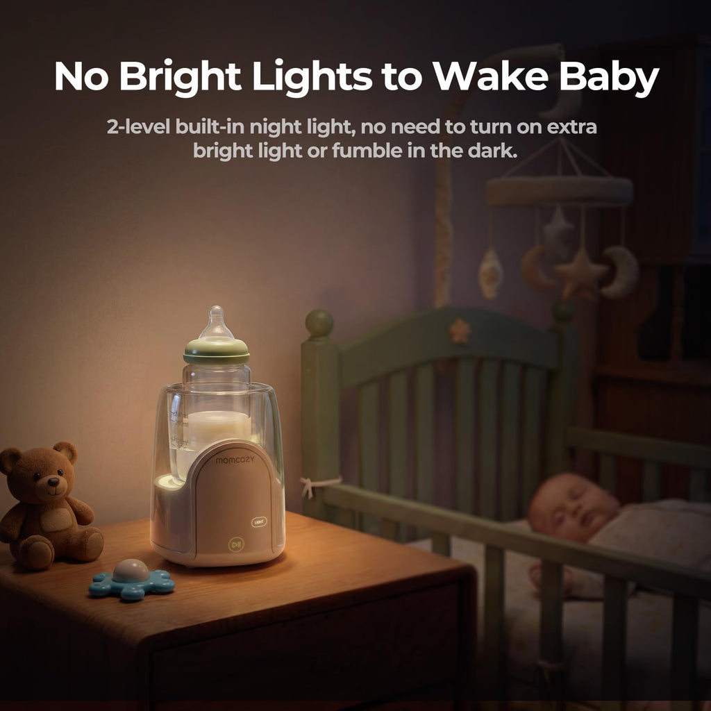 Bottle Warmer for Baby Breast Milk with Night Light