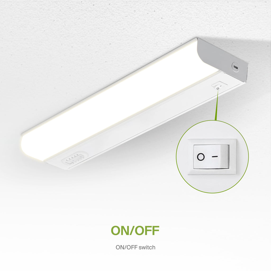 LED Under Cabinet Lighting Hardwired, 18 Inch 10W